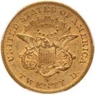 1861-S $20 Liberty PCGS EF45 - 2