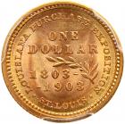 1903 Louisiana Purchase-Jefferson Dollar - 2