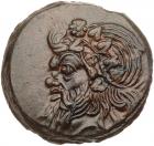 Cimmerian Bosporos, Pantikapaion. AE (15.30 g), ca. 340-325 BC Superb EF