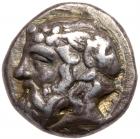 Islands off Thrace, Thasos. Silver Drachm (3.75 g), ca. 390-335 BC VF