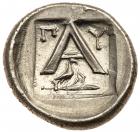 Argolis, Argos. Silver Triobol (2.59 g), ca. 270-260/50 BC Nearly Mint State - 2