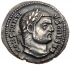 Constantius I. Silver Argenteus (3.03 g), as Caesar, AD 293-305 EF