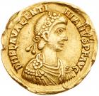 Valentinian III. Gold Solidus (4.35 g), AD 425-455 VF