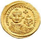 Heraclius. Gold Solidus (4.35 g), 610-641 Choice VF