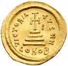 Heraclius. Gold Solidus (4.35 g), 610-641 Choice VF - 2