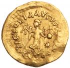 Leo II and Zeno. Gold Tremissis (1.47 g), AD 474 About VF - 2