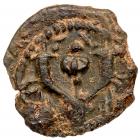 Judaea, Hasmonean Kingdom. Judah Aristobulus I (Yehudah). Æ Prutah (1.81 g), 104-103 BCE - 2