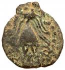 Judaea, Herodian Kingdom. Herod II Archelaus. AE Prutah (1.58 g), 4 BCE-6 CE VF - 2