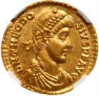 WITHDRAWN - Theodosius I. Gold Solidus (4.48 g), AD 379-395