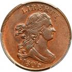 1806 C-4 R1 Large 6 with Stems PCGS graded MS62 Red & Brown, CAC Approved