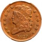 1829 C-1 R1 PCGS graded MS64 Brown, CAC Approved