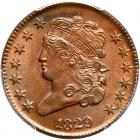 1829 C-1 R1 PCGS graded MS65 Brown, CAC Approved