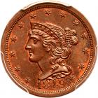 1849 C-1 R2- PCGS graded MS64 Red & Brown, CAC Approved