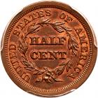 1849 C-1 R2- PCGS graded MS64 Red & Brown, CAC Approved - 2