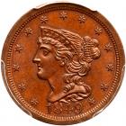 1849 C-1 R2- PCGS graded MS65 Brown, CAC Approved