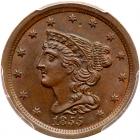 1855 C-1 R1 PCGS graded MS65 Brown