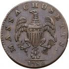 1788 Massachusetts Cent Ryder 8-C Rarity-5 VF25 - 2