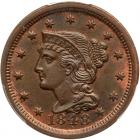 1848 N-3 R2 Repunched Date PCGS graded MS64 Brown