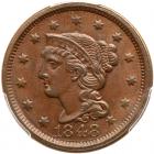 1848 N-4 R4+ Repunched Date PCGS graded MS62 Brown