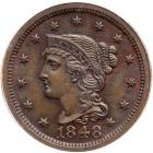 1848 N-33 R5- PCGS graded MS65 Brown