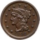 1848 N-36 R5- PCGS graded MS63 Brown