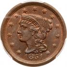 1851 N-41 R4 PCGS graded MS63+ Brown