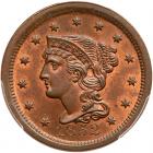 1852 N-8 R2 PCGS graded MS64 Red & Brown, CAC Approved