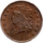 1828 C-3 R1 13-Stars PCGS graded MS62 Brown, CAC Approved