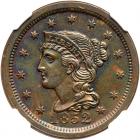 1852 N-16 R1 NGC graded MS61 Brown