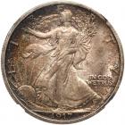 1917 Liberty Walking 50C NGC MS63