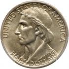 1935 Boone Half Dollar. Small 1934 on reverse