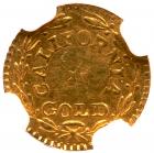 1852. California Gold Token. Indian. Round NGC MS62 - 2