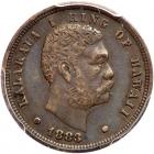 1883 Hawaiian Ten Cents PCGS EF45