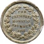 (1868) Horatio Seymour Campaign Medal, DeWitt-HS-1868-11. PCGS MS62 - 2