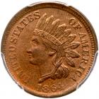 1864 Indian Head 1C. Bronze PCGS MS64 RB