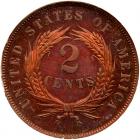 1864 2C. Lg Motto NGC PF65 RB - 2