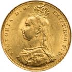 Great Britain. Soveregin, 1887 About Unc