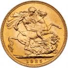 Great Britain. Sovereign, 1925 Choice Brilliant Unc - 2