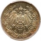 Germany. 1/2 Mark, 1916-F PCGS MS67