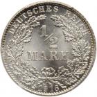 Germany. 1/2 Mark, 1916-D PCGS MS67