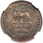 Great Britain. Shilling, 1825 NGC About Unc - 2