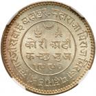 India: Kutch. 2 1/2 Kori, VS1990 ( 1933) NGC MS65