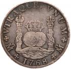 Mexico. 8 Reales, 1768-Mo MF About VF