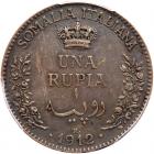 Italian Colonies: Somalia. Rupia, 1912-R PCGS AU55 - 2