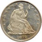 1877 Liberty Seated 50C PCGS MS62