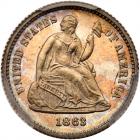 1863 Liberty Seated H10C PCGS PF66 CAM