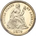 1879 Liberty Seated 10C PCGS PF66 CAM