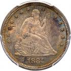 1884 Liberty Seated 25C PCGS MS65