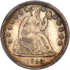 1858 Liberty Seated 10C PCGS PF65 CAM