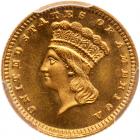 1884 $1 Gold Indian PCGS MS67